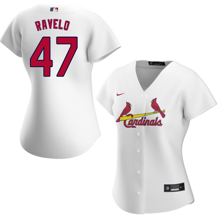 Nike Women #47 Rangel Ravelo St.Louis Cardinals Baseball Jerseys Sale-White